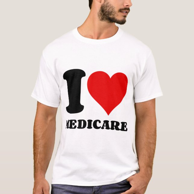 CAMISETA ME ENCANTA MEDICARE (Anverso)