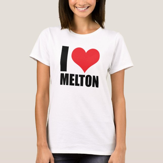 Camiseta Me encanta Melton (Anverso)
