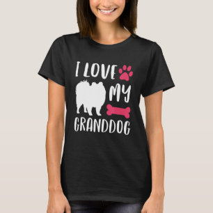 Camiseta Me Encanta Mi Abuela Shirt Pomeranian Dog Abuela G