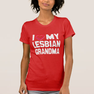 CAMISETA ME ENCANTA MI ABUELO LESBIANO - -