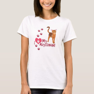 Camiseta ¡Me Encanta Mi Abysiniano!
