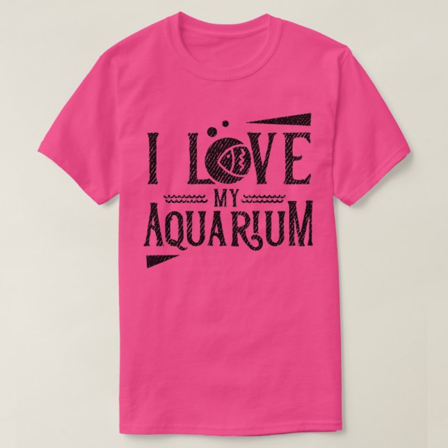 Camiseta Me encanta mi acuario 4 (Diseño del anverso)