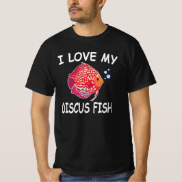 Camiseta Me encanta mi amante de Discus Fish Aquarium