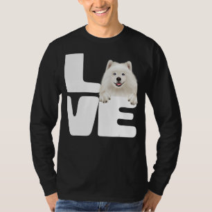 Camiseta Me Encanta Mi Amante De Perros Samoyos