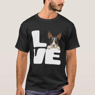 Camiseta Me encanta mi amante del perro de Rat Terrier