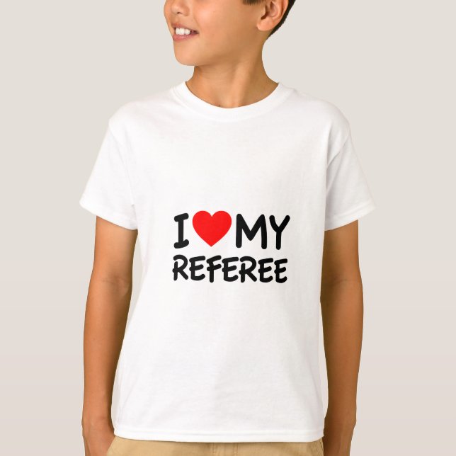 Camiseta Me encanta mi árbitro (Anverso)