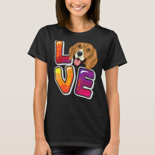 Camiseta Me Encanta Mi Beagle Beagle Puppy Dog Graphic Tee