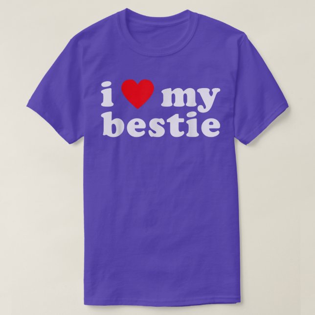 Camiseta ME ENCANTA MI BESTIE Mejor Amigo BFF Cute Coincide (Diseño del anverso)