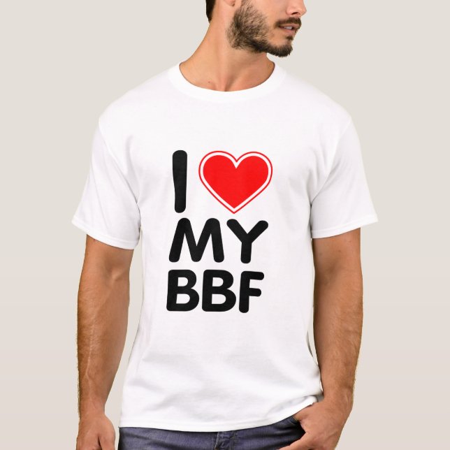 Camiseta Me encanta mi BFF (Anverso)