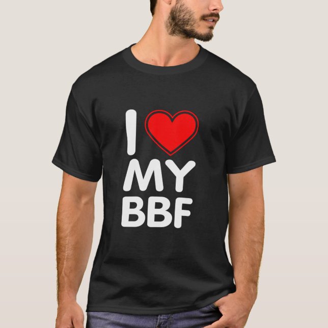 Camiseta Me encanta mi BFF (Anverso)