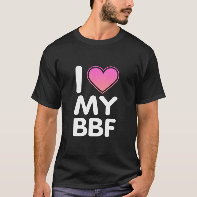 Camiseta Me encanta mi BFF (Anverso)