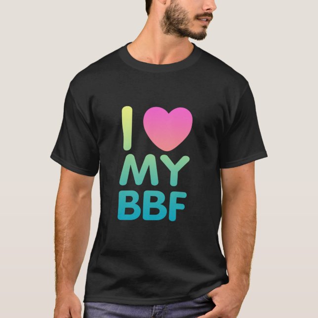 Camiseta Me encanta mi BFF (Anverso)