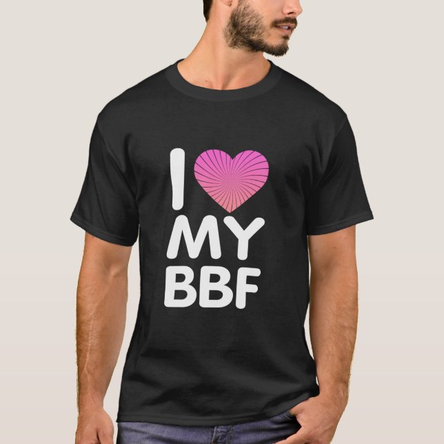 Camiseta Me encanta mi BFF (Anverso)