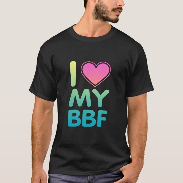 Camiseta Me encanta mi BFF (Anverso)