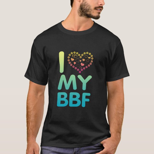 Camiseta Me encanta mi BFF (Anverso)