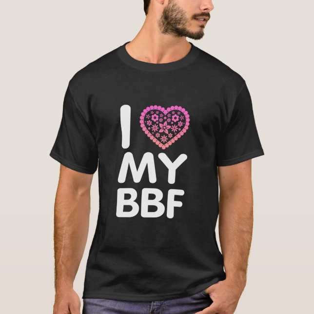 Camiseta Me encanta mi BFF (Anverso)
