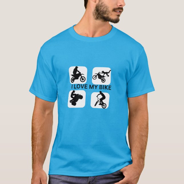 Camiseta Me encanta mi bicicleta un regalo perfecto para lo (Anverso)