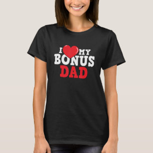 Camiseta Me Encanta Mi Bono Papá Stepson Stepgirl Stepfathe