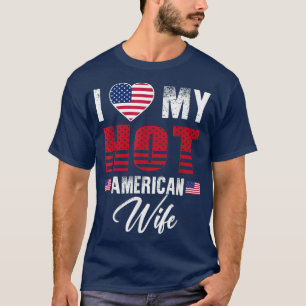 Camiseta Me encanta mi buena relación con mi esposa norteam