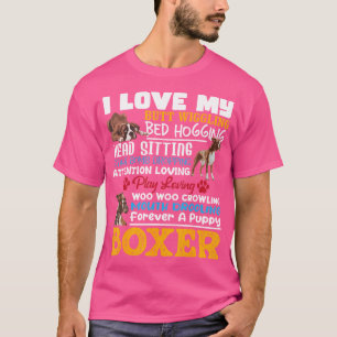 Camiseta Me Encanta Mi Caballo De Boxer Perro Lover Animal