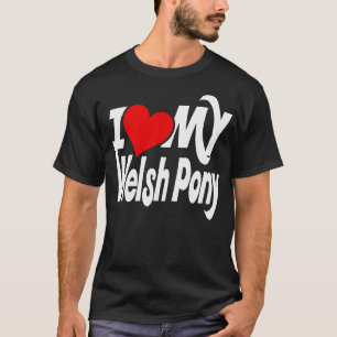 Camiseta Me encanta mi caballo galés de Pony 1