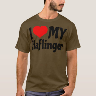 Camiseta Me encanta mi Caballo Haflinger