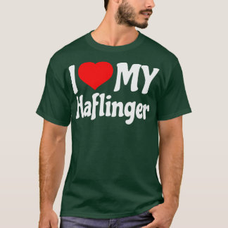 Camiseta Me encanta mi Caballo Haflinger 1
