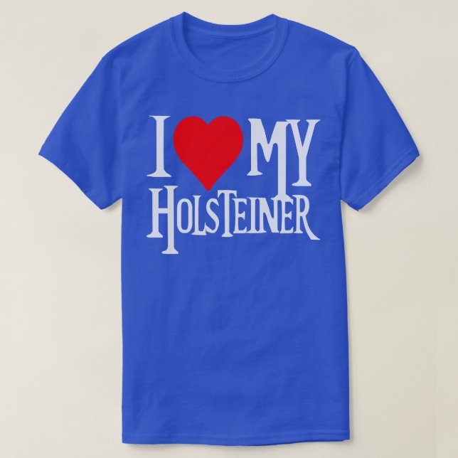Camiseta Me encanta mi Caballo Holsteiner 1 (Diseño del anverso)