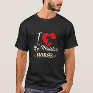 Camiseta Me Encanta Mi Caballo Minoritario Para Los Amantes
