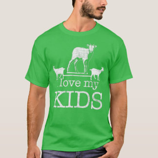 Camiseta Me encanta mi cabra infantil (2)