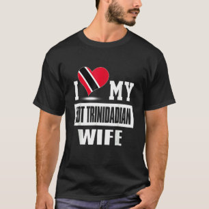 Camiseta Me Encanta Mi Calurosa Esposa Trinitense Trinidad 