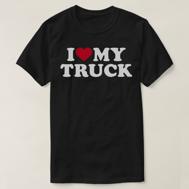 Camiseta Me encanta mi camión (Diseño del anverso)