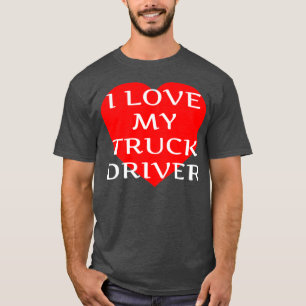 Camiseta Me Encanta Mi Camionero Camión Camionero Novia Esp