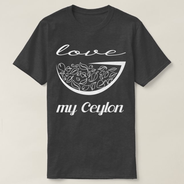 Camiseta Me encanta mi Ceilán 1 (Diseño del anverso)