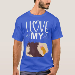 Camiseta Me encanta mi cerdo guineano que me gusta el cerdo