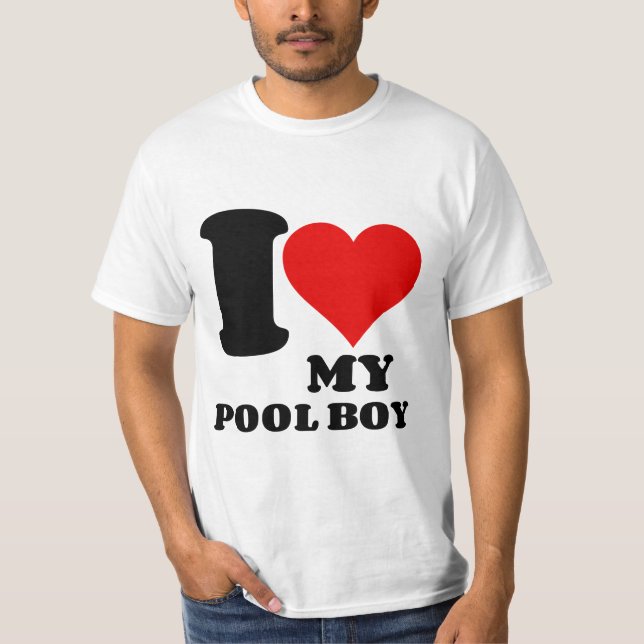 CAMISETA ME ENCANTA MI CHICO DE PISCINA (Anverso)