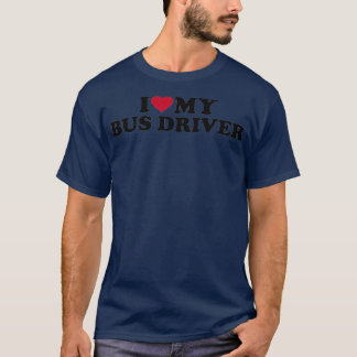 Camiseta Me encanta mi chofer de autobús 2