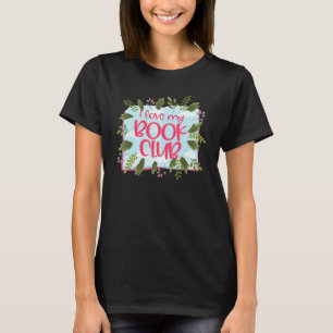 Camiseta Me encanta mi club de lectura Floral 1