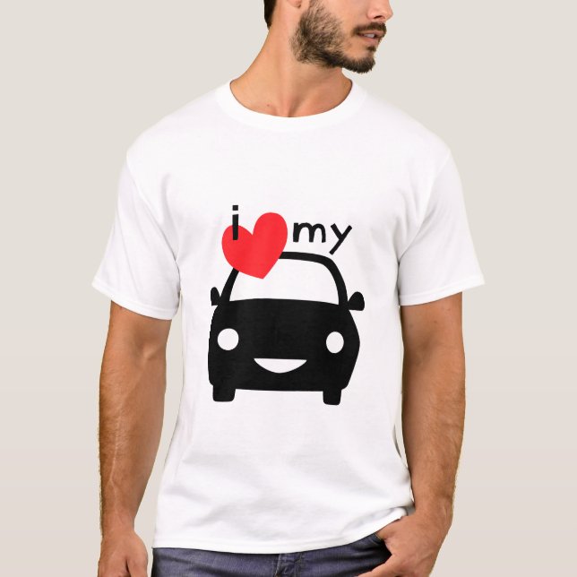 Camiseta ¡Me encanta mi coche! (Anverso)