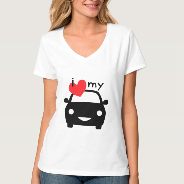 Camiseta ¡Me encanta mi coche! (Anverso)