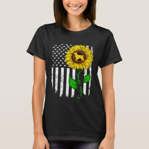 Camiseta Me Encanta Mi Cocker Bandera Estadounidense Y Sunf