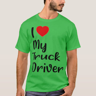 Camiseta Me Encanta Mi Conductor De Camiones 4