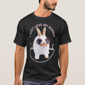 Camiseta Me Encanta Mi Conejito Animal Conejito Lindo