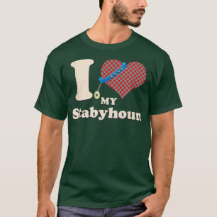 Camiseta Me Encanta Mi Corazón Propietario De Perro Stabyho