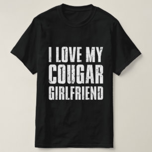 Camiseta Me Encanta Mi Cougar Girlfriend Funny Valentines