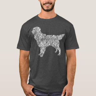 Camiseta Me encanta mi crema inglesa Golden Retriever