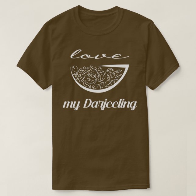 Camiseta me encanta mi Darjeeling 1 (Diseño del anverso)