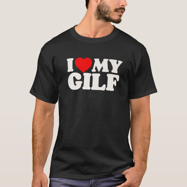 Camiseta Me encanta mi divertida abuela del GILF (Anverso)