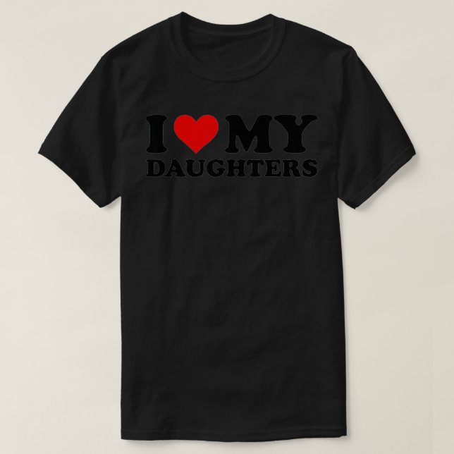 Camiseta Me Encanta Mi Divertido Corazón Rojo Que Corazón M (Diseño del anverso)