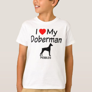 Camiseta Me encanta mi Doberman